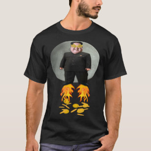 Little Rocket Man Kim Jong Moon Un Bitcoin Parody T-Shirt