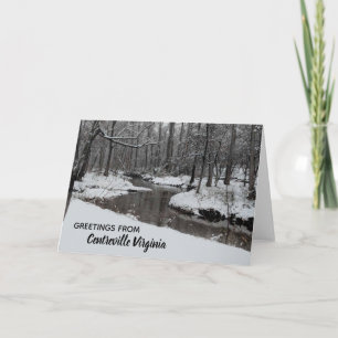 Little Rocky Run Centreville Clifton Virginia Holiday Card