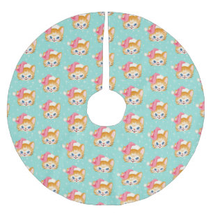 Little Roo Brushed Polyester Tree Skirt