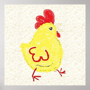 Little Rooster Poster