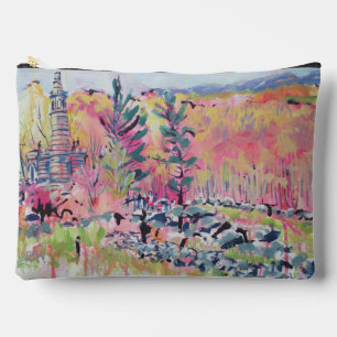 Little Roundtop Gettysburg Pennsylvania Redbuds Accessory Pouch