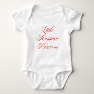 Little Russian Princess Baby Bodysuit