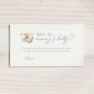 Little Sailor Bear How Big Is Mommy's Belly Card
