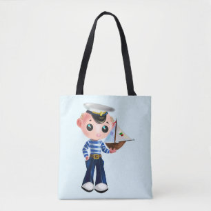 Little Sailor Tote Bag - Customizable
