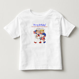 Little Sailor Twins 2nd birthday shirt