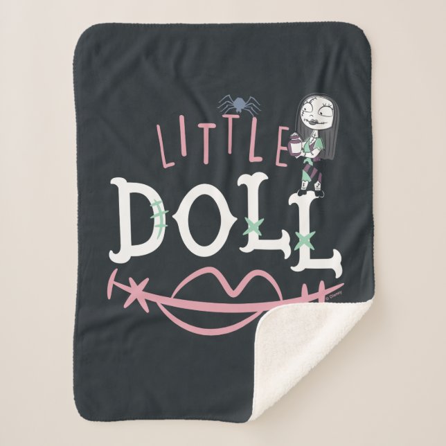Little Sally - Little Doll Sherpa Blanket (Front)
