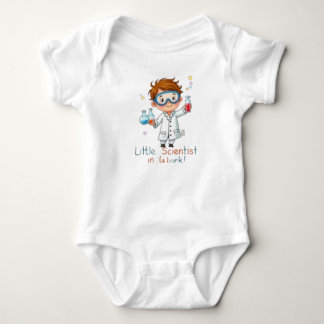 Little Scientist at Work” Cute Kids Science  Baby Bodysuit