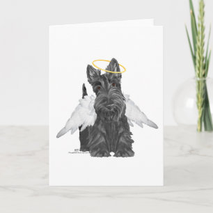 Little Scottie Angel Card