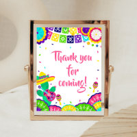 Little Senorita Fiesta Thank You for Coming