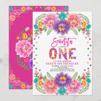Little Senorita Mexican Fiesta Floral 1st Birthday