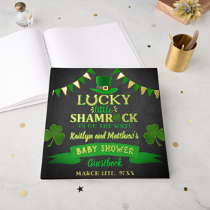Little Shamrock St. Patrick's Day Baby Shower Guest Book