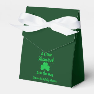 Little Shamrock St Patrick's Day Favor Box