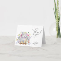 Little Sheep - Thank You Card