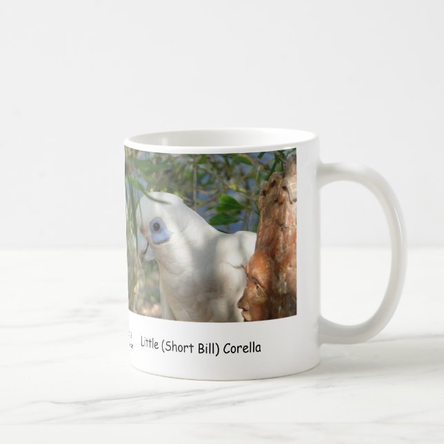 Little (Short Bill) Corella Coffee Mug (Right)