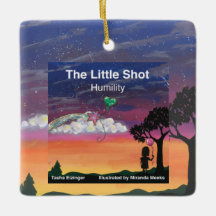 Little Shot Humility Book Cover Ceramic Ornament