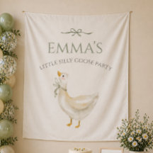 Little Silly Goose Sage Green Birthday