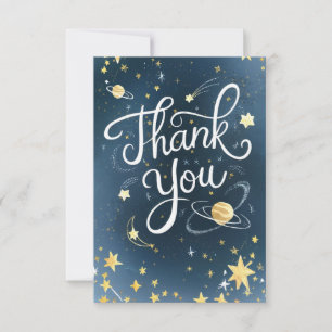 Little Simple Chic Celestial Thank You Card