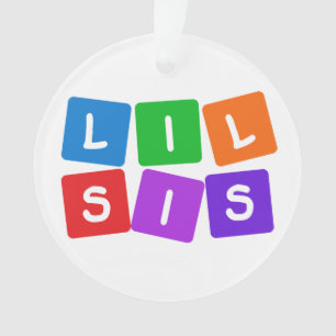 Little Sis custom ornament