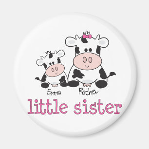 Little Sister Cow T-shirt Magnet