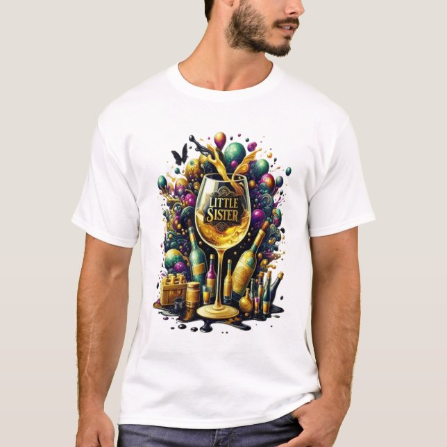 Little Sister It's Fiesta Time T-Shirt (Front)