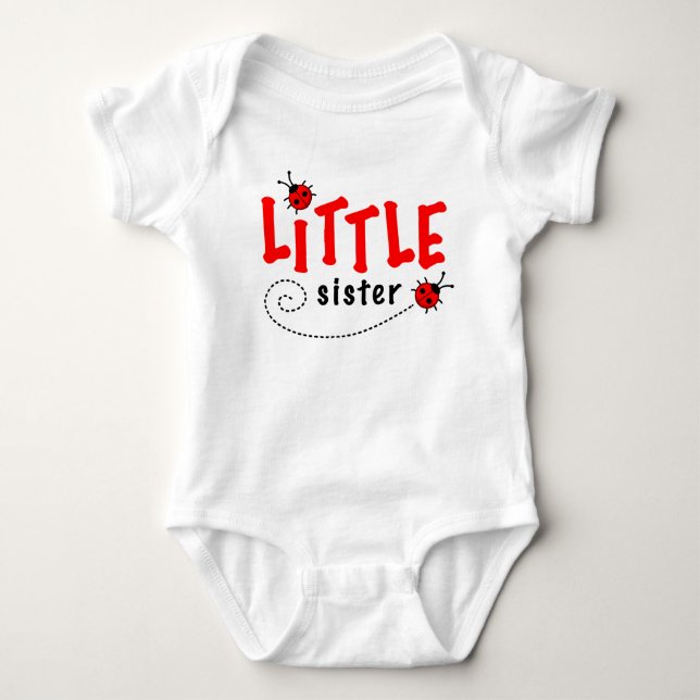 Little Sister Ladybug t-shirts (Front)
