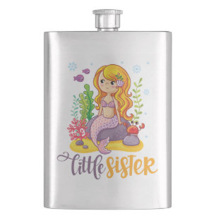 Little Sister 🧜♀️ Mermaid Hip Flask