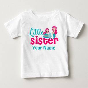 Little Sister Mermaid Personalized Shirt