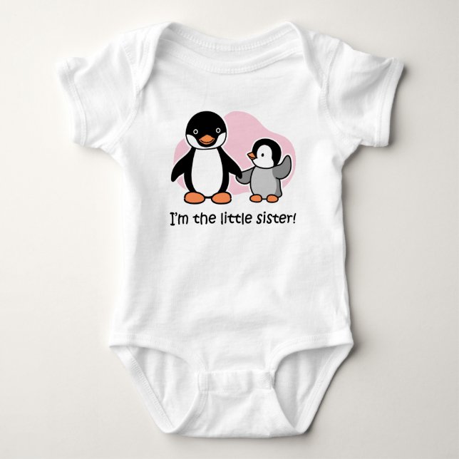 Little Sister Penguin t-shirts (Front)