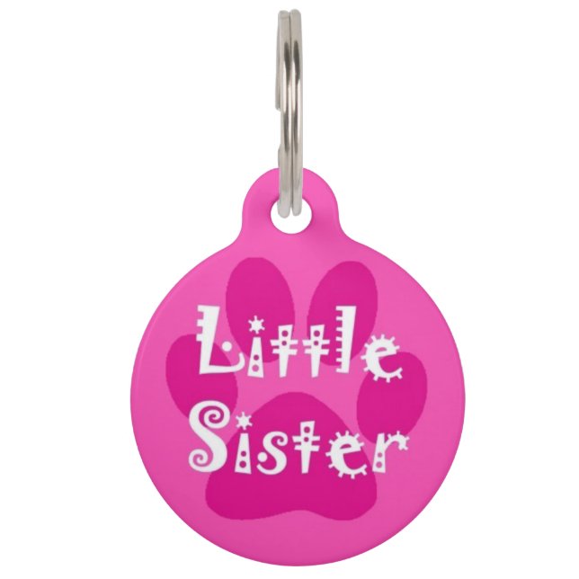 Little Sister Pet ID Tag (Front)