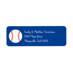 Little Slugger Baseball Baby shower Adresse de ret