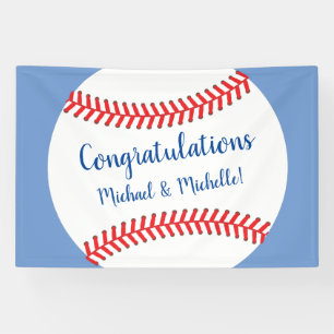 Little Slugger Baseball Baby Shower Banner