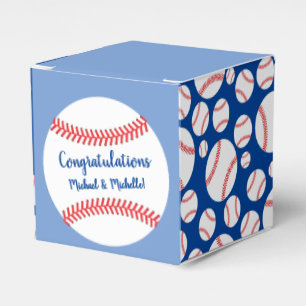 Little Slugger Baseball Baby Shower Favour Box