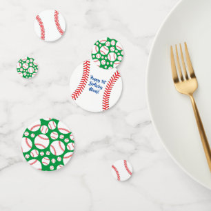 Little Slugger Baseball Birthday Party Confetti