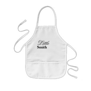 Little Smith Personalized Name Kids Apron