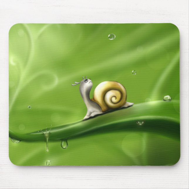 little snail mouse pad (Front)