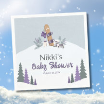Little Snowboarder Mountain Baby Shower