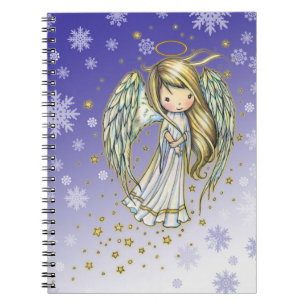 Little Snowflake Angel Girls Notebook