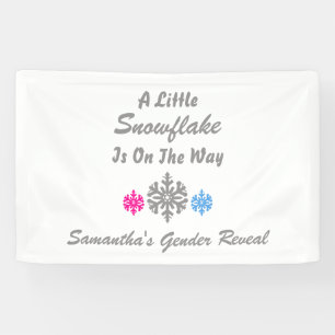 Little Snowflake On The Way Banner