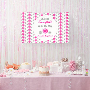 Little Snowflake On The Way Banner
