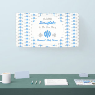 Little Snowflake On The Way Banner