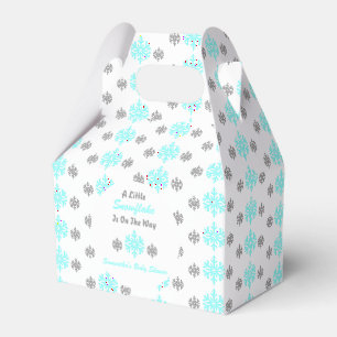 Little Snowflake On The Way Favor Box