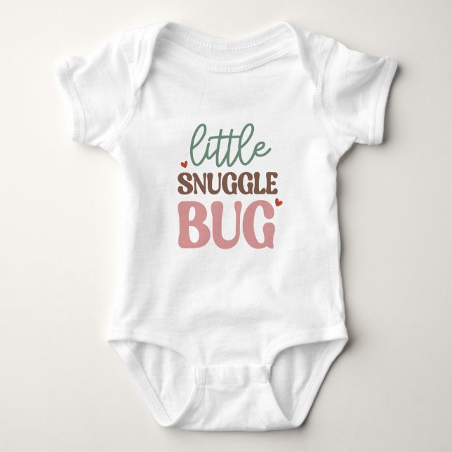 Little Snuggle Bug Baby Bodysuit (Front)