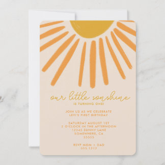 LITTLE SONSHINE PARTY INVITE