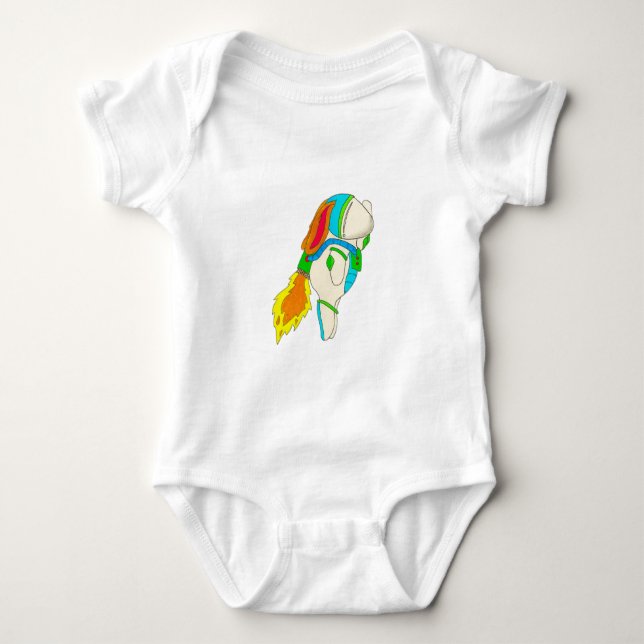 Little Space Hopper Baby Bodysuit (Front)