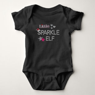 Little Sparkle Elf for Christmas bodysuit