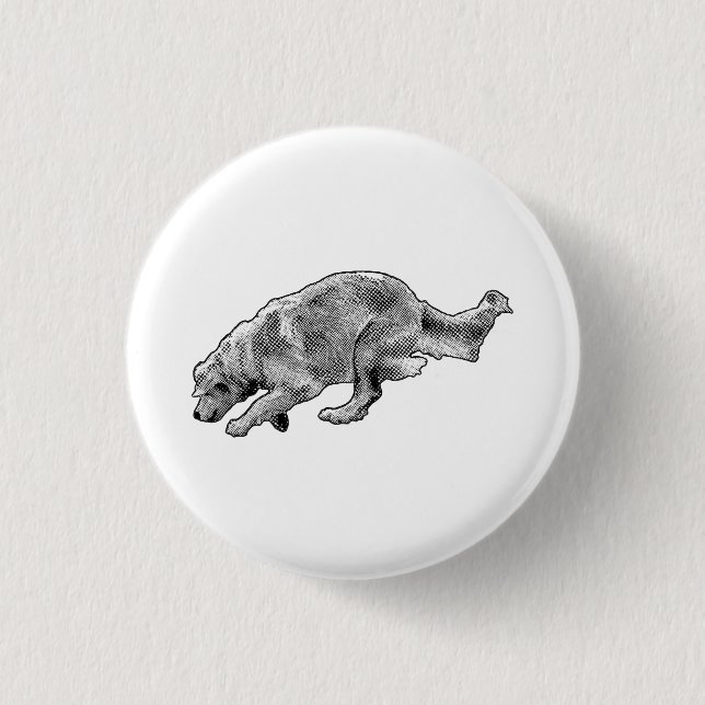 Little Speckled Burst 1 Inch Round Button (Front)