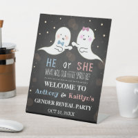 Little Spirit Halloween Ghosts Gender Reveal Party