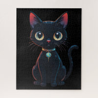 Little Spooky Black Cat