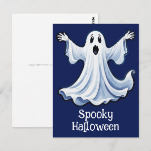 Little Spooky Ghost - Halloween 11 - Fan Fun Postcard