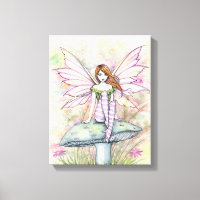 Little Spring Fae Fairy Art by Molly Harrison